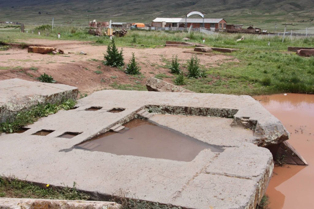 Maquette de construction, tiwanaku, Bolivie