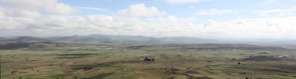 Panorama de l'Altiplano, Bolivie,